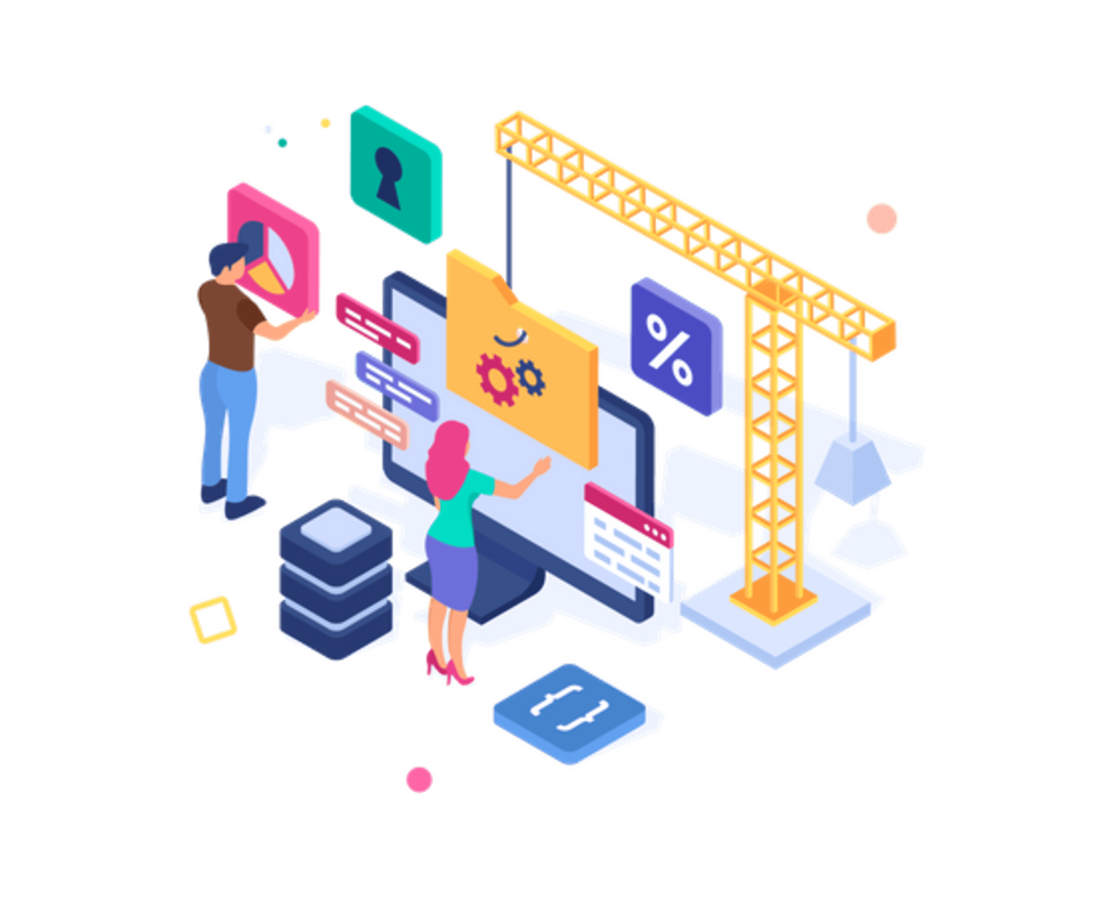 Hanova team collaborating around a screen