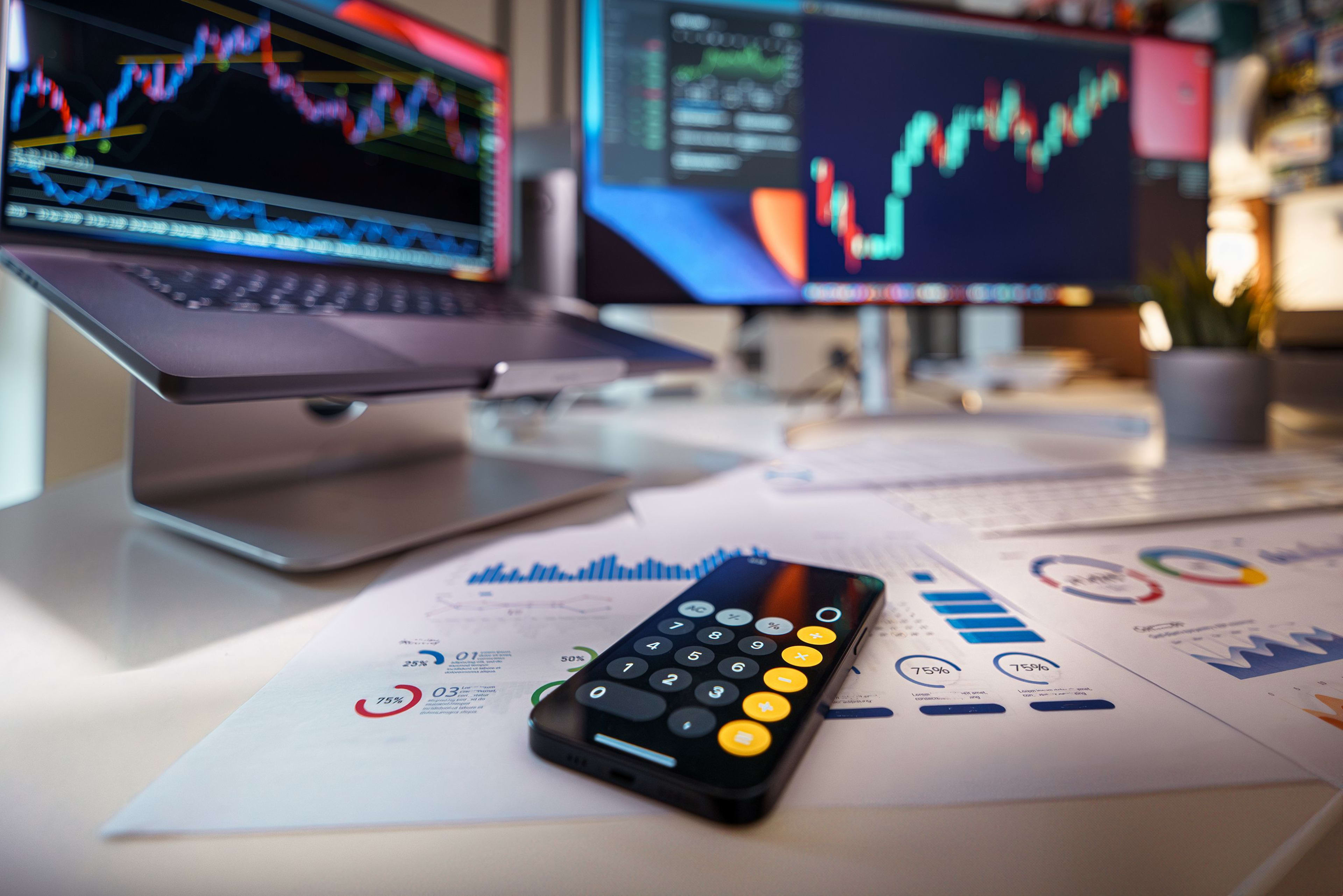 Performance analytics charts