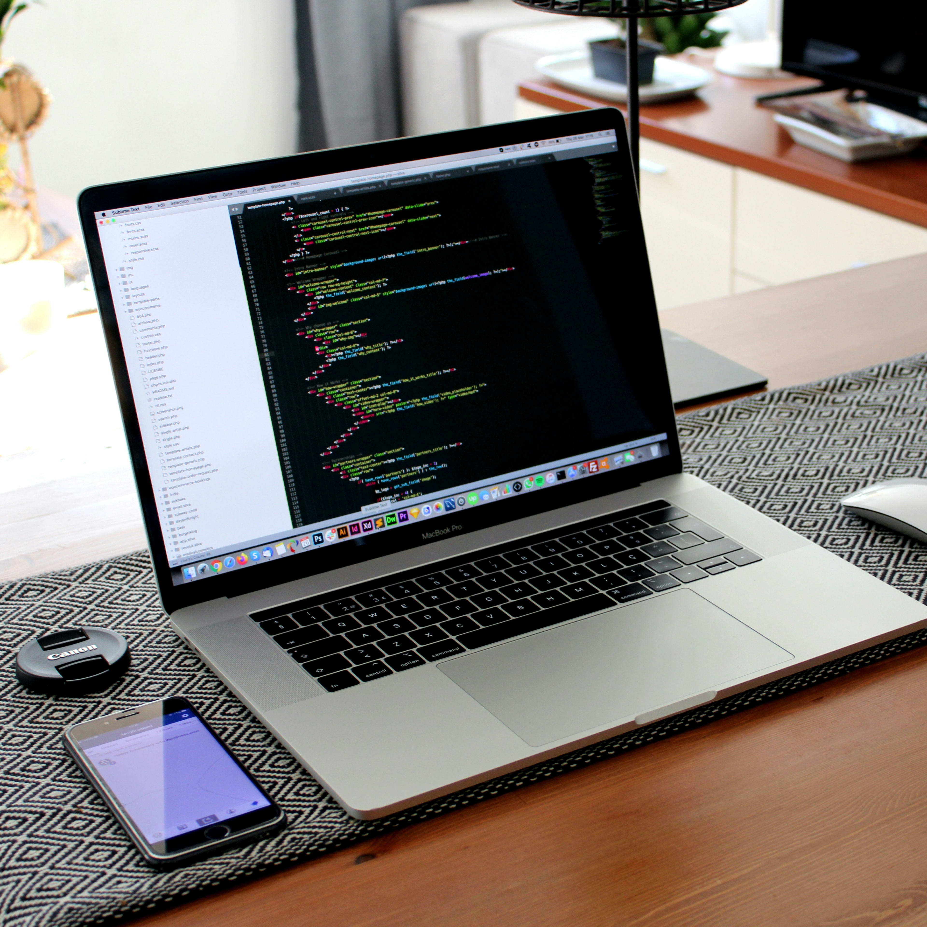 Web application dashboard prototype